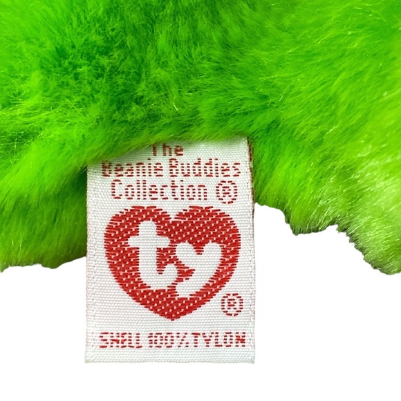 ty Vintage Beanie Buddy Smoochy the Frog with Swing and Tush Tags - Picture 5 of 7